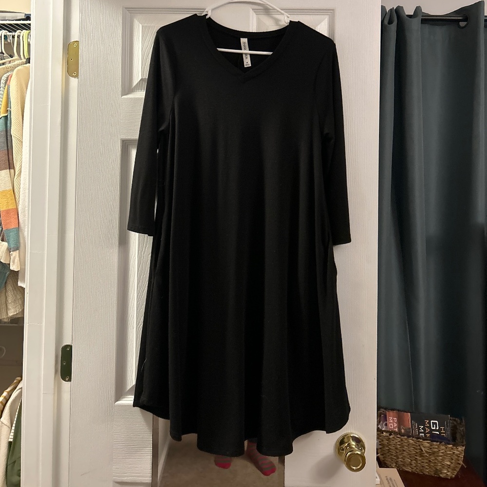 Zenana Premium size medium dress with pockets